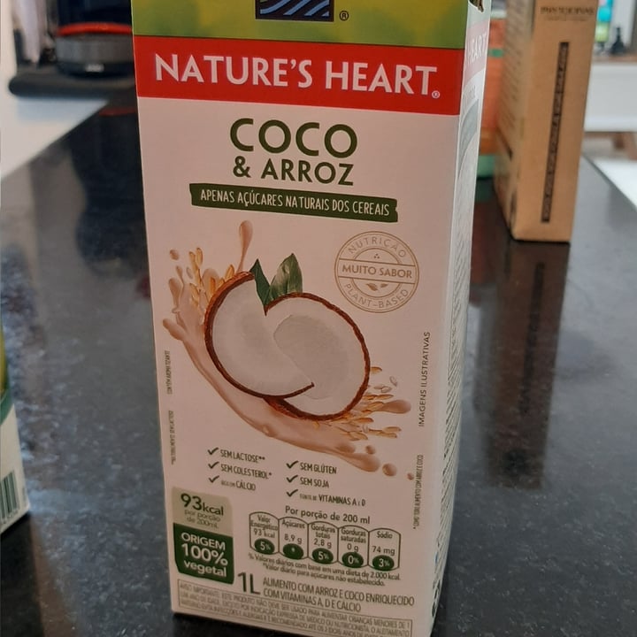 review photo of Nature's Heart leite de coco e arroz shared by @claramx on 01 May 2022 - review