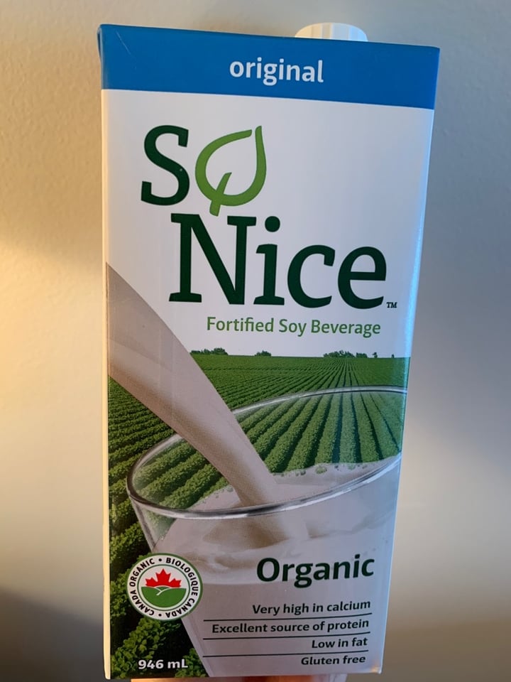 photo of So Nice Fortified Organic Soy Beverage shared by @homeisnorth on  28 Apr 2020 - review