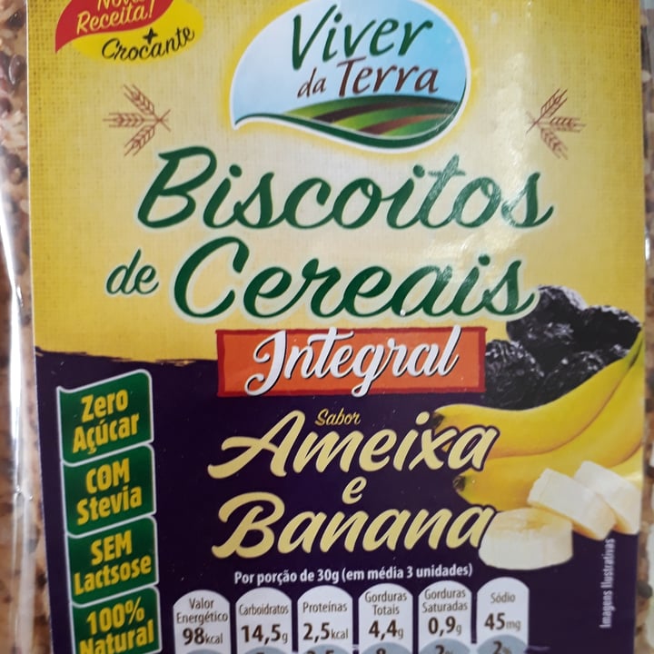 photo of Viver da Terra Biscoito de Cereais Integral shared by @eco on  26 Sep 2022 - review