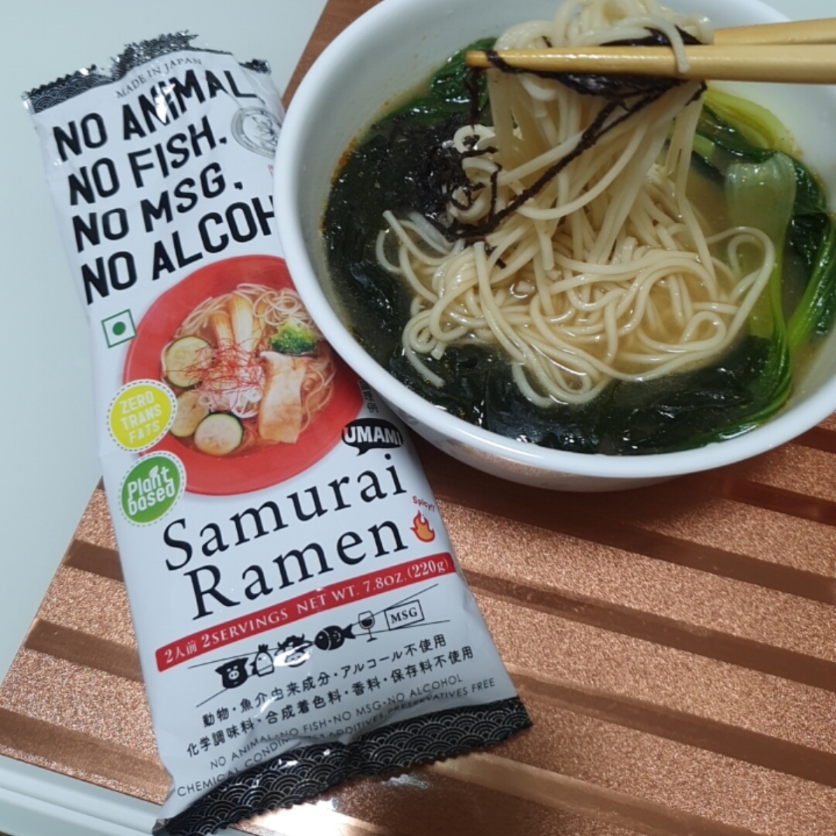 Samurai Raman Samurai Ramen from DON DON DONKI - Vegan Product Reviews & Ratings ...