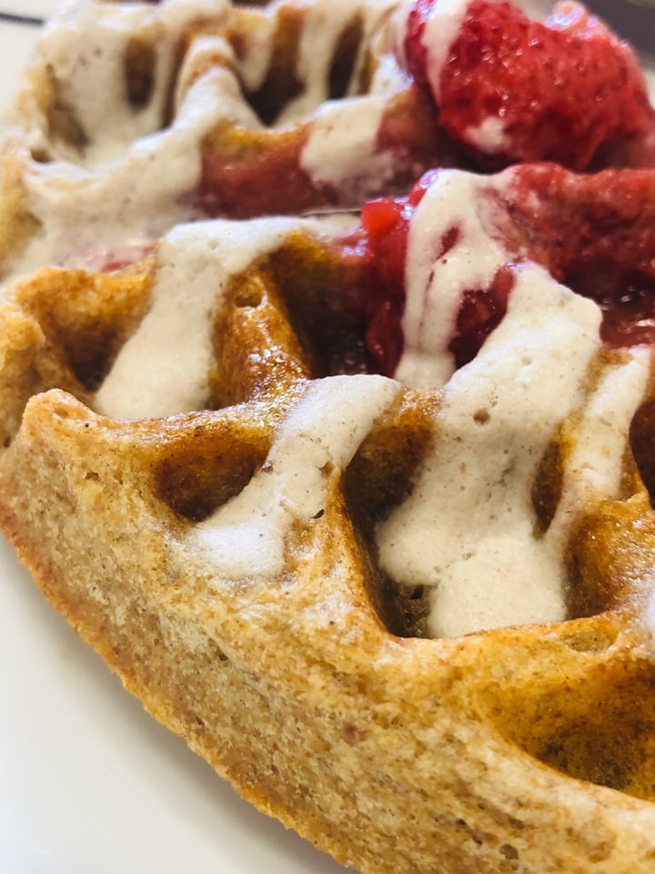 photo of Purple Sprout Cafe Waffle With Strawberry Jam shared by @sofiasienna on  27 Mar 2019 - review