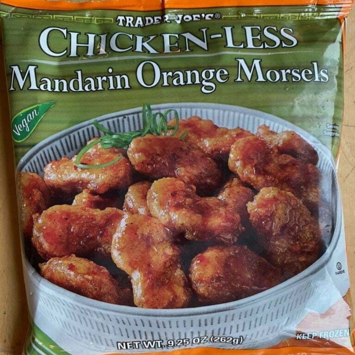 photo of Trader Joe's Chicken-less Mandarin Orange Morsels shared by @mmadison on  23 Oct 2022 - review
