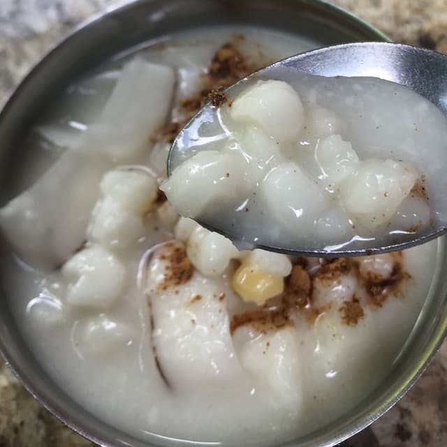 Photo of the dish “Canjica com leite de coco”
