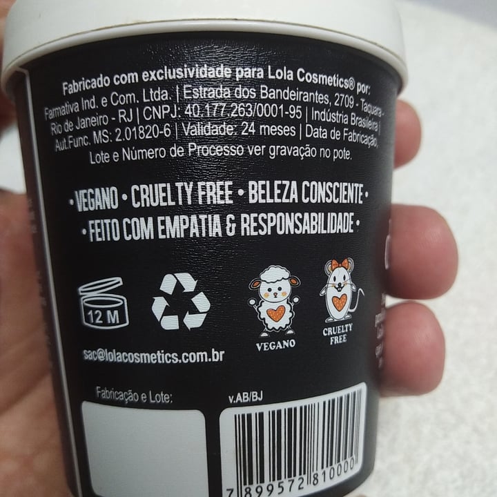 review photo of Lola Cosmetics Dream Cream Máscara shared by @mrgioielli on 10 May 2022 - review