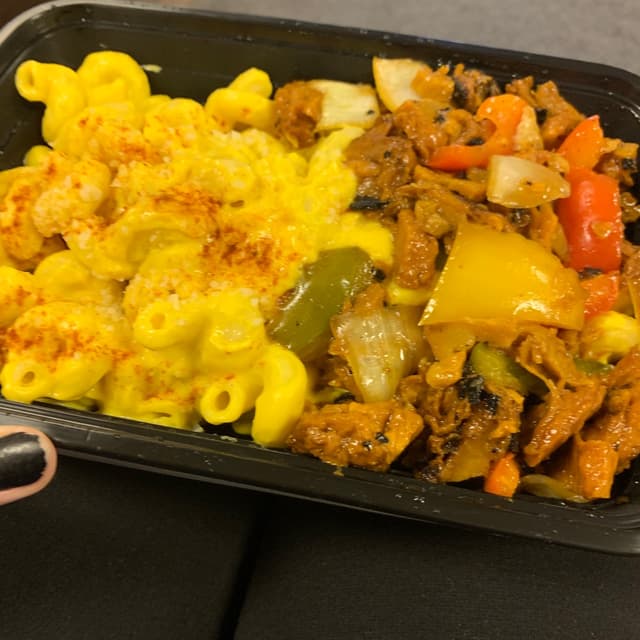 Photo of the dish “Mac And Cheese With "Pork"”