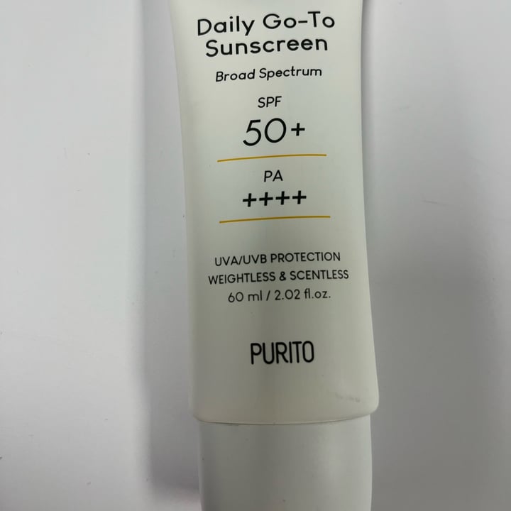photo of Purito Daily Go-to Sunscreen Spf 50+  shared by @reshmikhan on  22 Oct 2022 - review