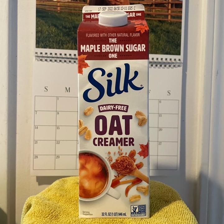 photo of silk oat creamer Oat Creamer Maple Brown Sugar shared by @newkidontheblock on  22 Aug 2022 - review