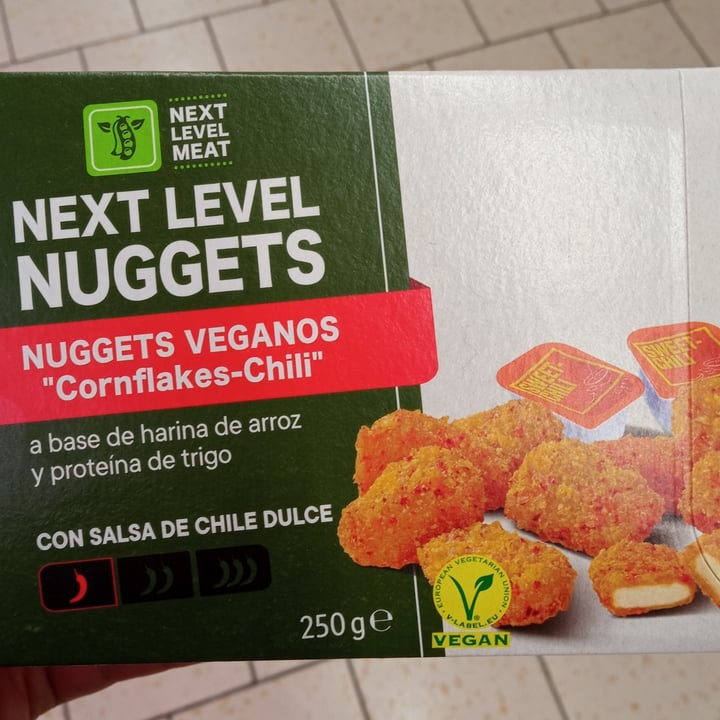 photo of Next Level Meat Next Level Nuggets Cornflakes-Chili shared by @lalocadelosgatos8 on  03 Jul 2021 - review