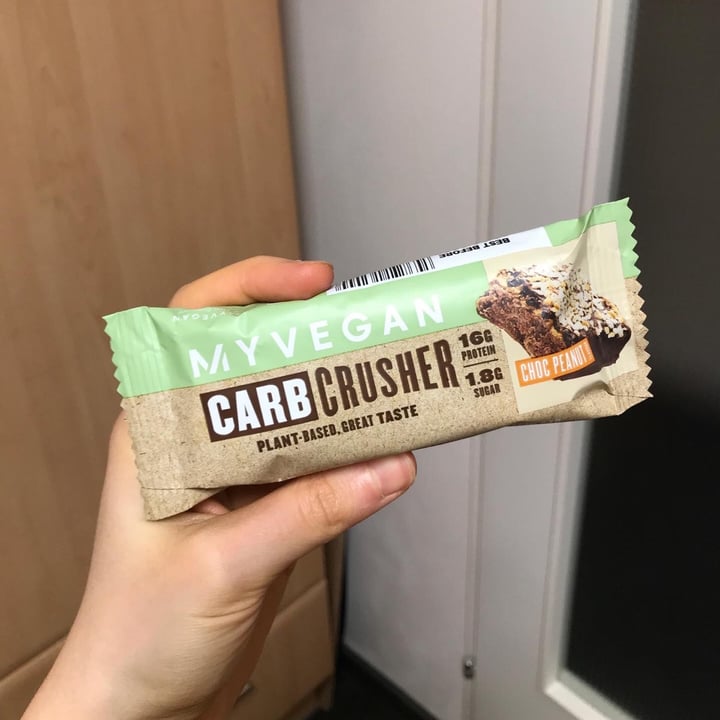 photo of MYVEGAN carb crusher choc peanut shared by @addictedtopeas on  09 Jun 2022 - review