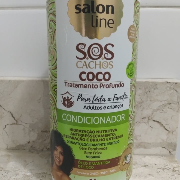 photo of Salon line SOS cachos - condicionador coco shared by @annabia on  06 Dec 2021 - review