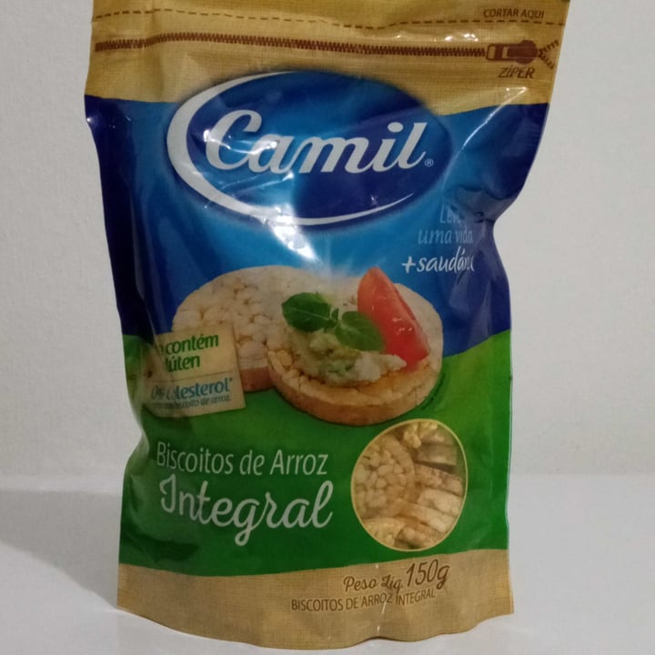photo of Camil Biscoito de Arroz Integral shared by @lorrayne on  17 Apr 2022 - review