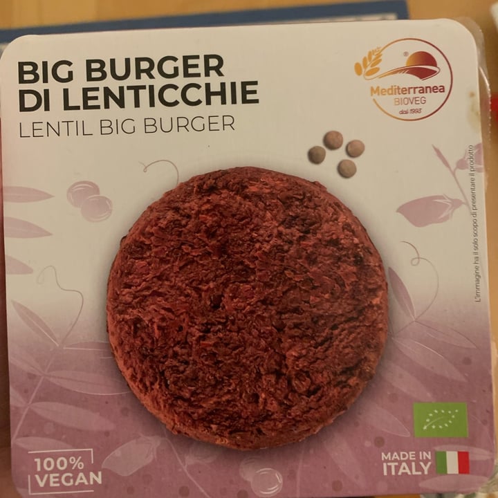 review photo of Mediterranea BioVeg Big Burger Di Lenticchie shared by @martachatnoir92 on 25 Oct 2022 - review