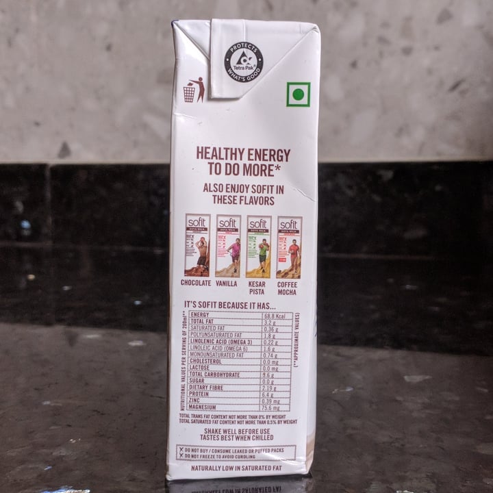 review photo of Sofit Soya Milk Sugar Free shared by @ramansingh on 04 Apr 2021 - review