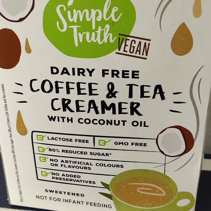 photo of Simple Truth Coconut Creamer shared by @fairydogmother52 on  25 Nov 2022 - review
