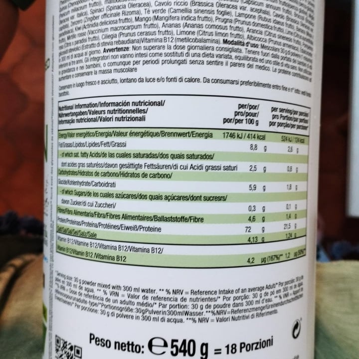 review photo of Weider Vegan protein shared by @vaniabarberan on 12 May 2022 - review