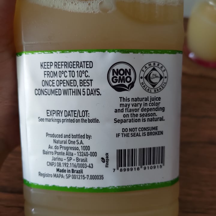 photo of Natural One 100% Apple Juice shared by @stevenneoh on  29 Aug 2021 - review