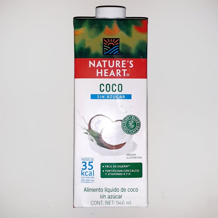 review photo of Nature's Heart leche de coco sin azúcar shared by @karlateher on 28 Jul 2021 - review