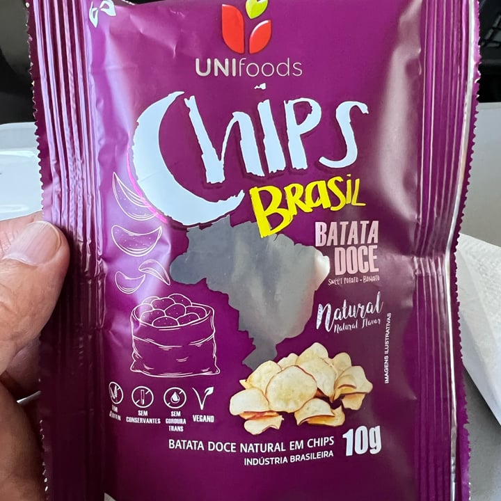 photo of UNIfoods Chips Brasil de Batata Doce shared by @celsofukushima on  23 Jun 2022 - review