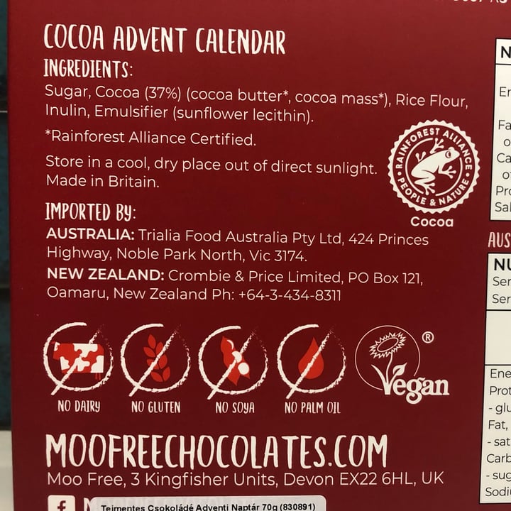 photo of Moo Free Advent Calendar shared by @zsuz on  01 Dec 2021 - review