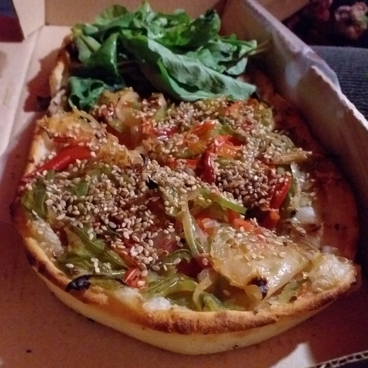 photo of Pizza Vegana Ramos Mejia Pizza individual Rocola shared by @mar-antiespecista1 on  17 Apr 2021 - review