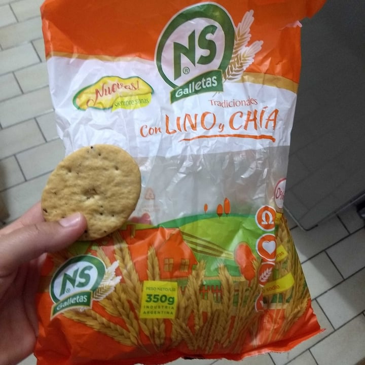 photo of NS Galletas Galletas De Lino Y Chia shared by @facuchavez on  04 Apr 2022 - review