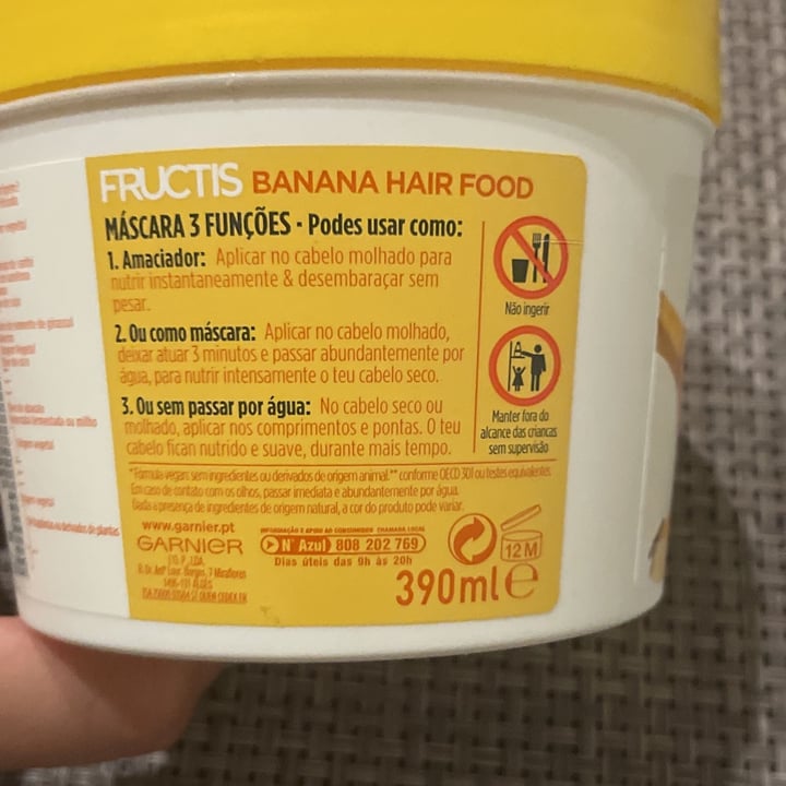 review photo of Super Nutrição Banana Fructis Super Nutrição Banana Fructis shared by @dianatrindade on 10 May 2022 - review