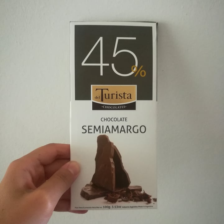 photo of Del Turista Chocolate Semiamargo 45% shared by @juliastepanenko on  08 Jan 2022 - review