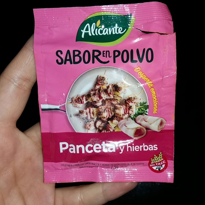 photo of Alicante Sabor en Polvo Panceta y Hierbas shared by @agustinadiaz on  28 Feb 2022 - review