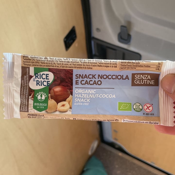 photo of Probios Snack Nocciola E Cacao shared by @myyogicheart on  10 Mar 2022 - review