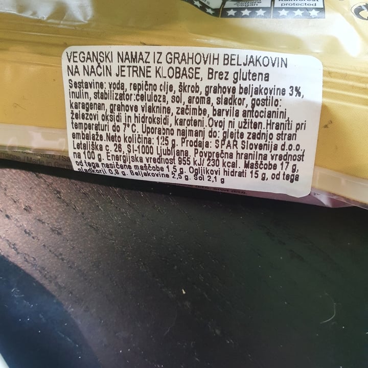 photo of Veganz Vegane Leberwurst shared by @doryladame on  13 Aug 2022 - review