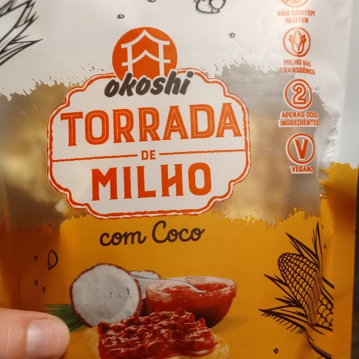 review photo of Okoshi Torrada de milho com coco shared by @padu on 24 Aug 2022 - review