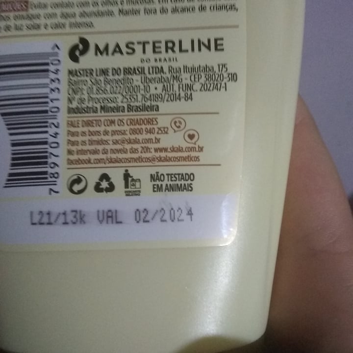 review photo of Skala Condicionador Manteiga de Karitê shared by @brunacunha on 12 Dec 2021 - review