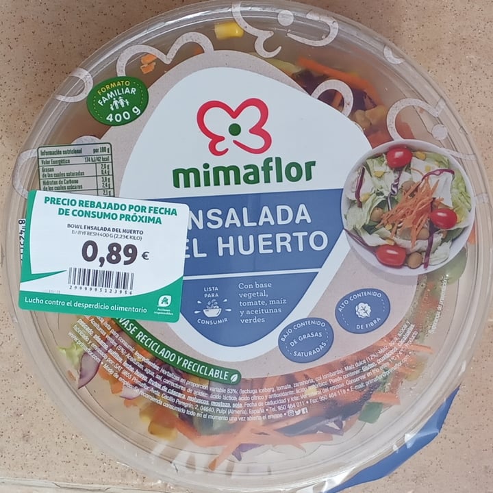 photo of Mimaflor Ensalada del huerto shared by @titoherbito on  22 Oct 2021 - review