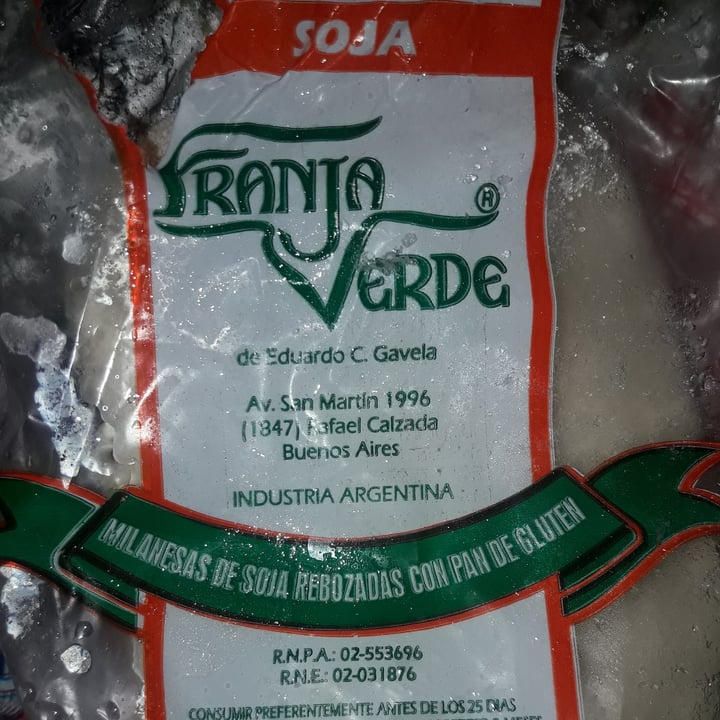 photo of Franja verde Milanesa De Soja Simple shared by @b3abody on  23 Feb 2022 - review