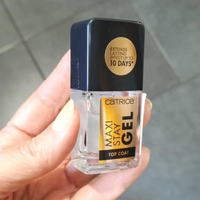 Catrice Cosmetics top coat. Maxi Stay Gel Reviews | abillion