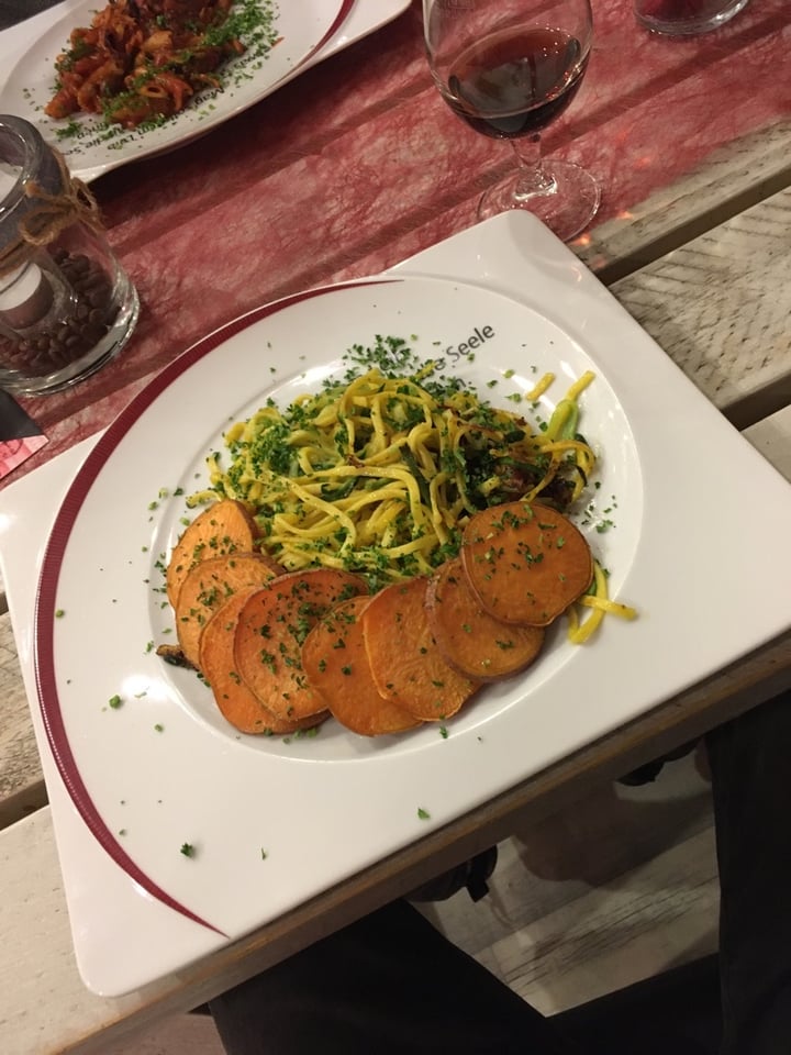review photo of Alexianer Waschküche Zucchini Tagliatelle mit gebratenen Süßkartoffel shared by @roesti99 on 06 Mar 2020 - review