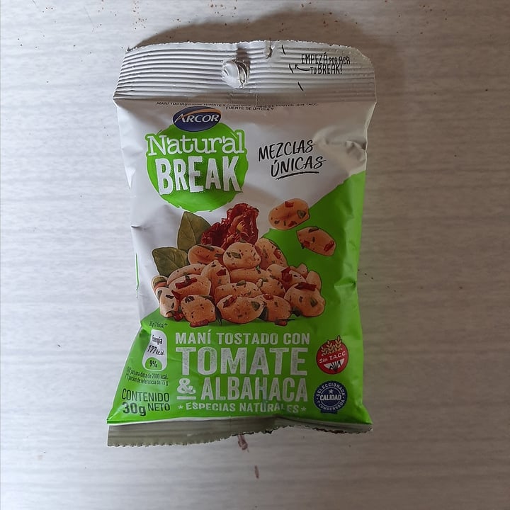 photo of Natural break Mani Tostado Con Tomate & Albahaca shared by @clarib on  29 Dec 2021 - review