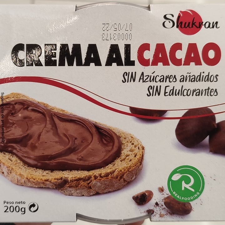 photo of Shukran Crema De Cacao shared by @alexisperez on  23 Apr 2022 - review