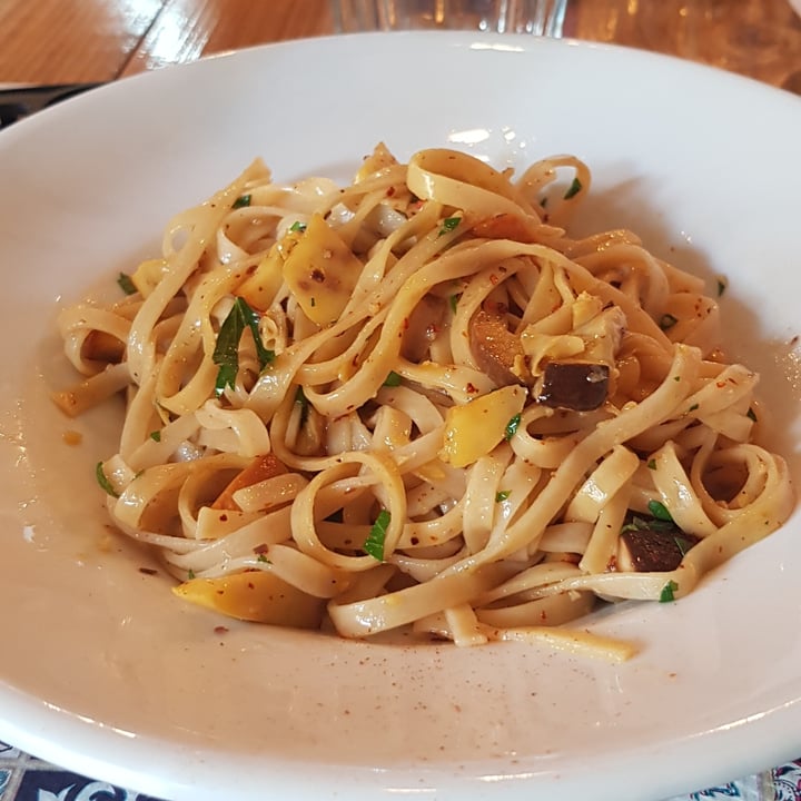 review photo of Status Quo tagliatelle con ovoli e funghi porcini shared by @pieroniart on 02 Oct 2022 - review