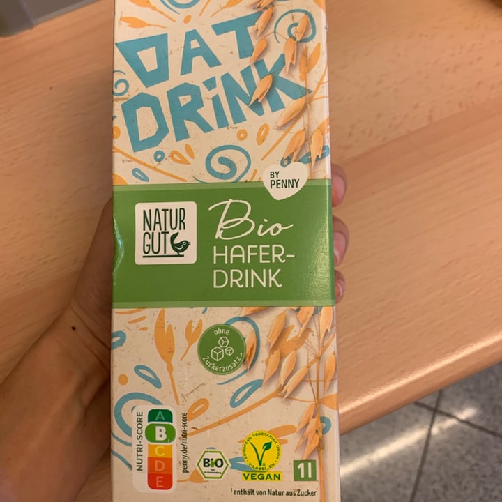photo of Natur Gut Dat Drink Bio Hafer-Drink shared by @karinanoemi on  09 Apr 2021 - review