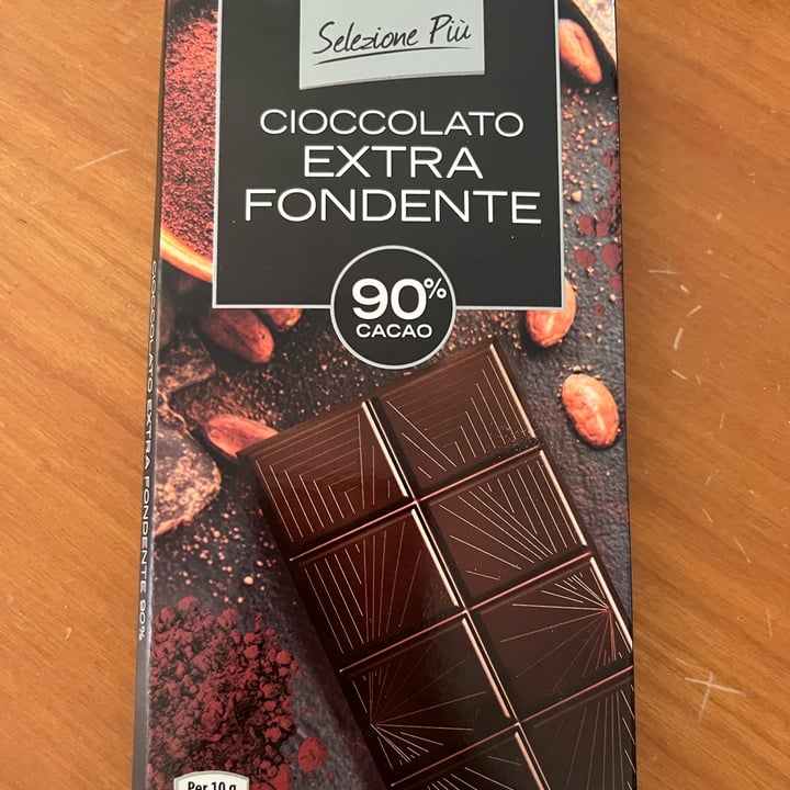 photo of Selezione Più In's Cioccolato Extra Fondente 90% cacao shared by @ayssela on  26 Jun 2022 - review