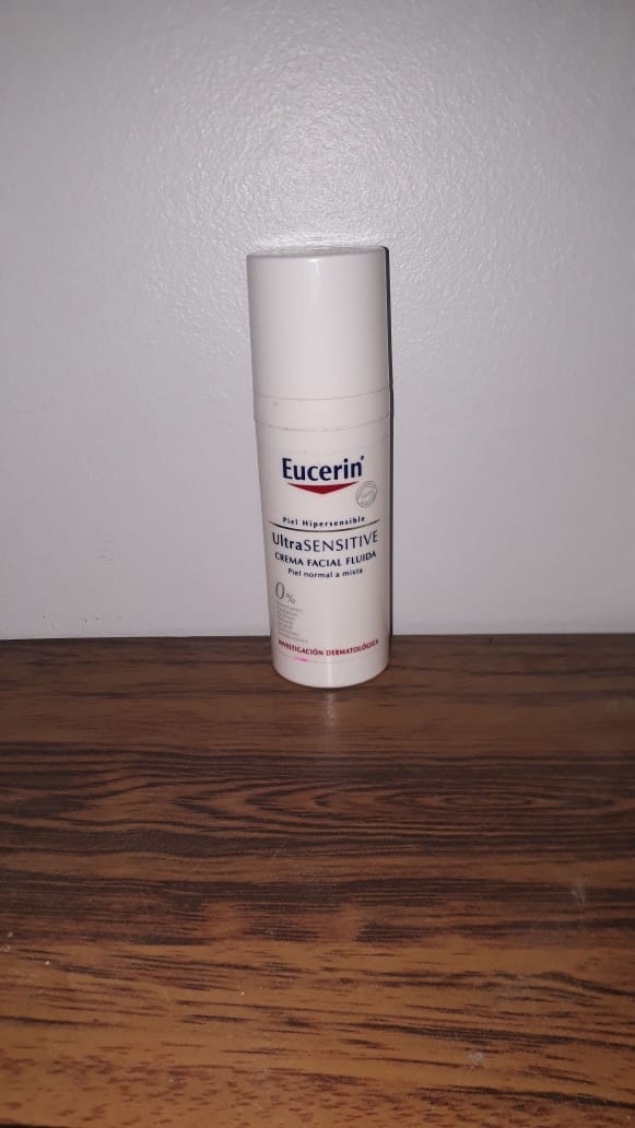 photo of Eucerin ultra sensitive crema facial fluida shared by @melisafrau on  27 Oct 2020 - review