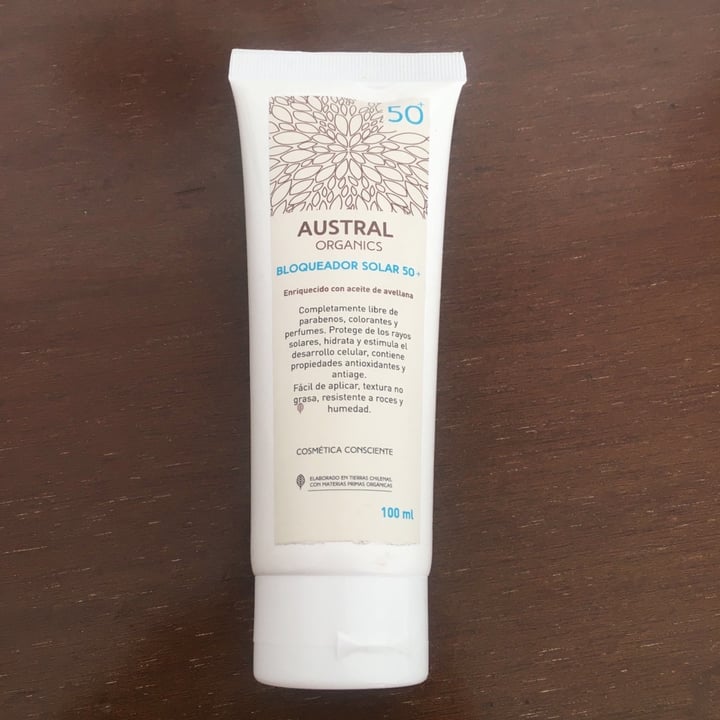 review photo of Austral organics Bloqueador solar shared by @lanutricami on 28 Feb 2020 - review