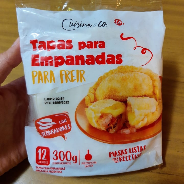 photo of Cuisine & Co Tapas De Empanadas Para Freír shared by @malenpalacios on  18 Apr 2022 - review