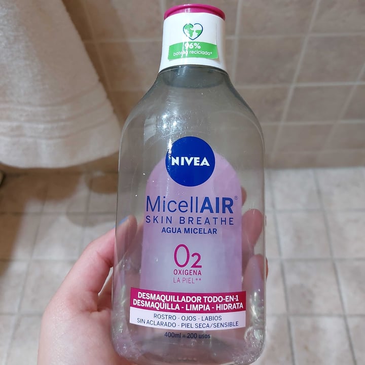 photo of Nivea Agua Micelar- MicellAIR shared by @delfinacabrera on  21 Sep 2022 - review