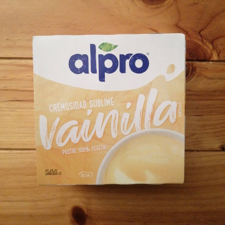 review photo of Alpro Postre de vainilla cremosidad sublime shared by @caritouy on 11 Jan 2021 - review