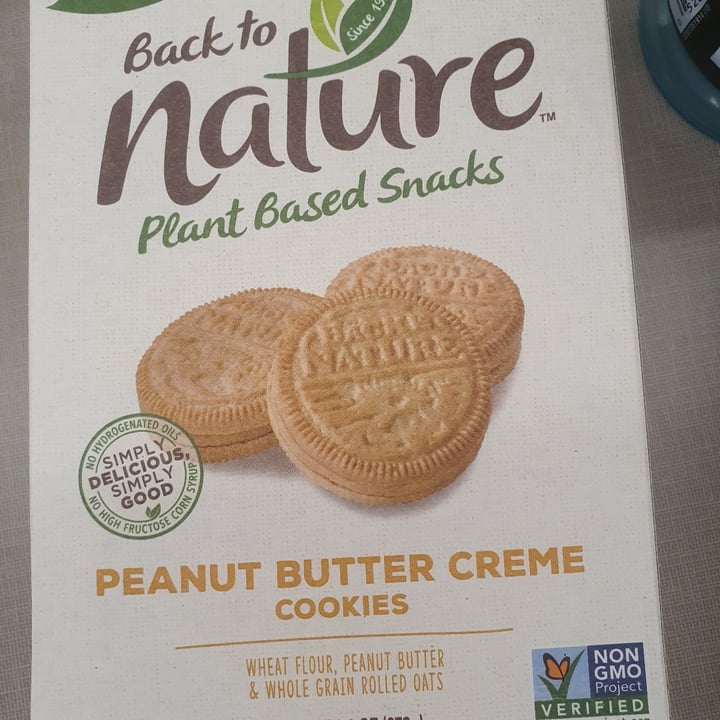 photo of Back to Nature Peanut Butter Creme Cookies shared by @paniwilson on  16 Jul 2021 - review