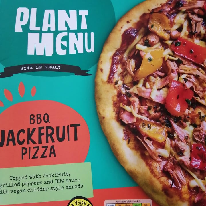 photo of Plant Menu BBQ Jackfruit Pizza shared by @irune on  11 Jul 2020 - review