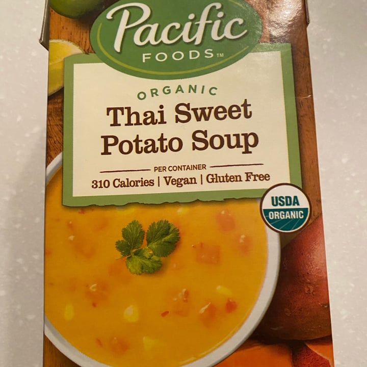 photo of Pacific Foods Thai Sweet Potato Soup shared by @maeghansolanki on  17 Feb 2022 - review