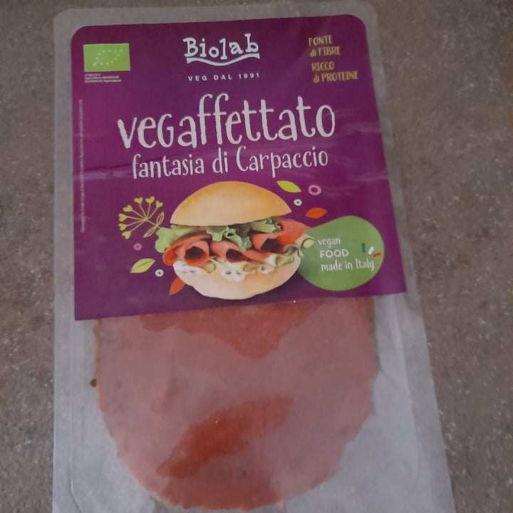 photo of Biolab Vegaffettato fantasia di Carpaccio shared by @jennypensainverde on  24 Aug 2022 - review